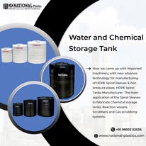 Water and chemical storage tank